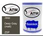 Preview: Jeep, Deep Gray (matt), ZSP: 500ml Lackdose, von ATW Autoteile West.